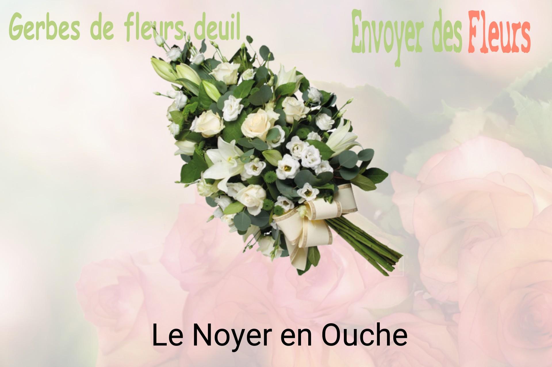 Gerbe de fleurs de deuil livrée à Le Noyer-en-Ouche